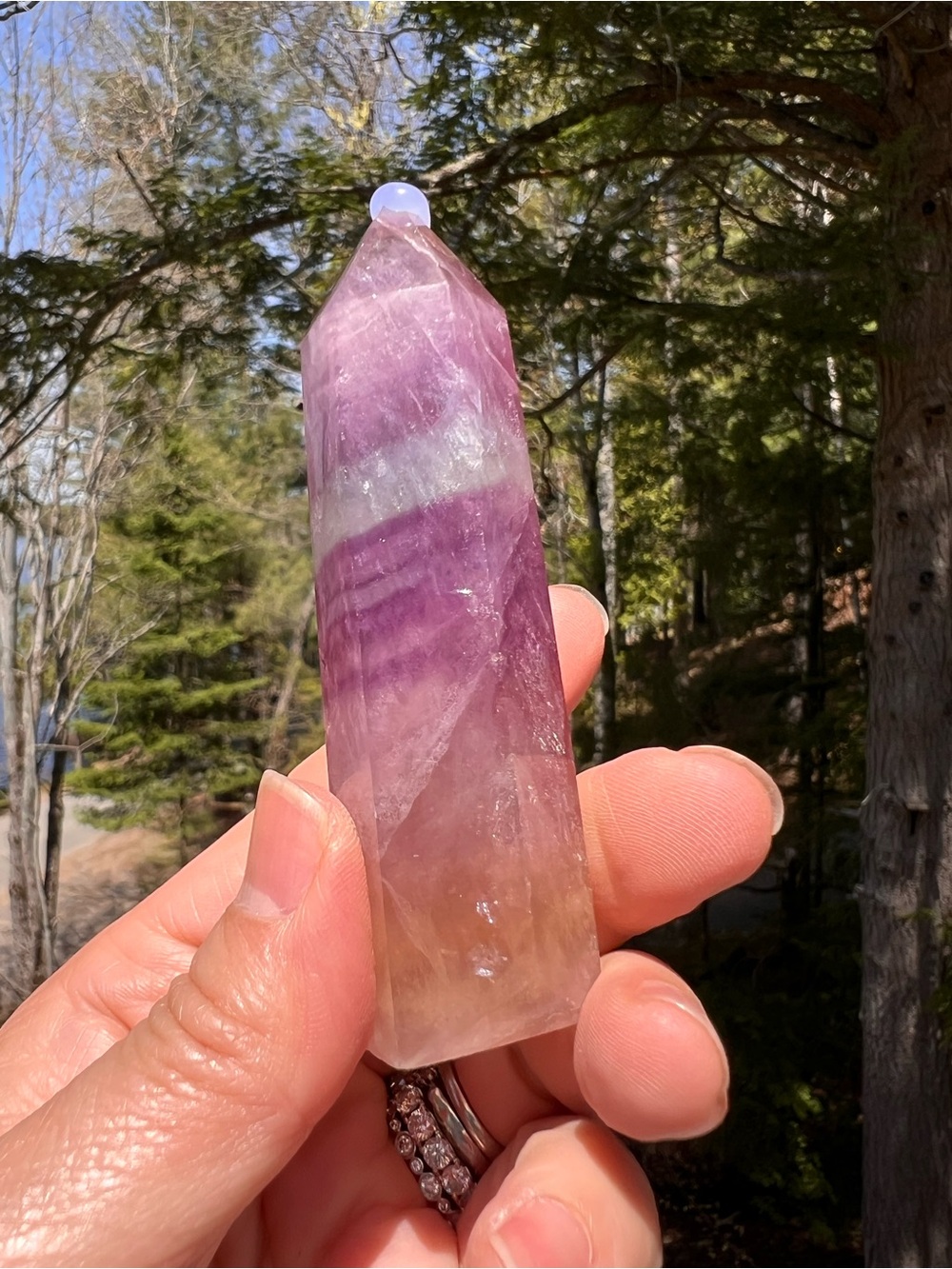 Fluorite (3) tower | crystal